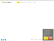 Tablet Screenshot of drapersdance.co.uk